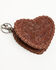 Image #3 - Shyanne Marlowe Tooled Leather Heart Coin Purse Bag Charm, Brown, hi-res