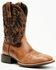 Image #1 - Ariat Men's Sport Cool VentTEK Western Performance Boots - Broad Square Toe, Brown, hi-res