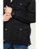 Outback Trading Co. Men's Softshell Reid Snap Jacket , Black, hi-res