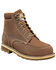 Carhartt Men's 6" Waterproof Lug Work Boots - Moc Toe, Chocolate, hi-res
