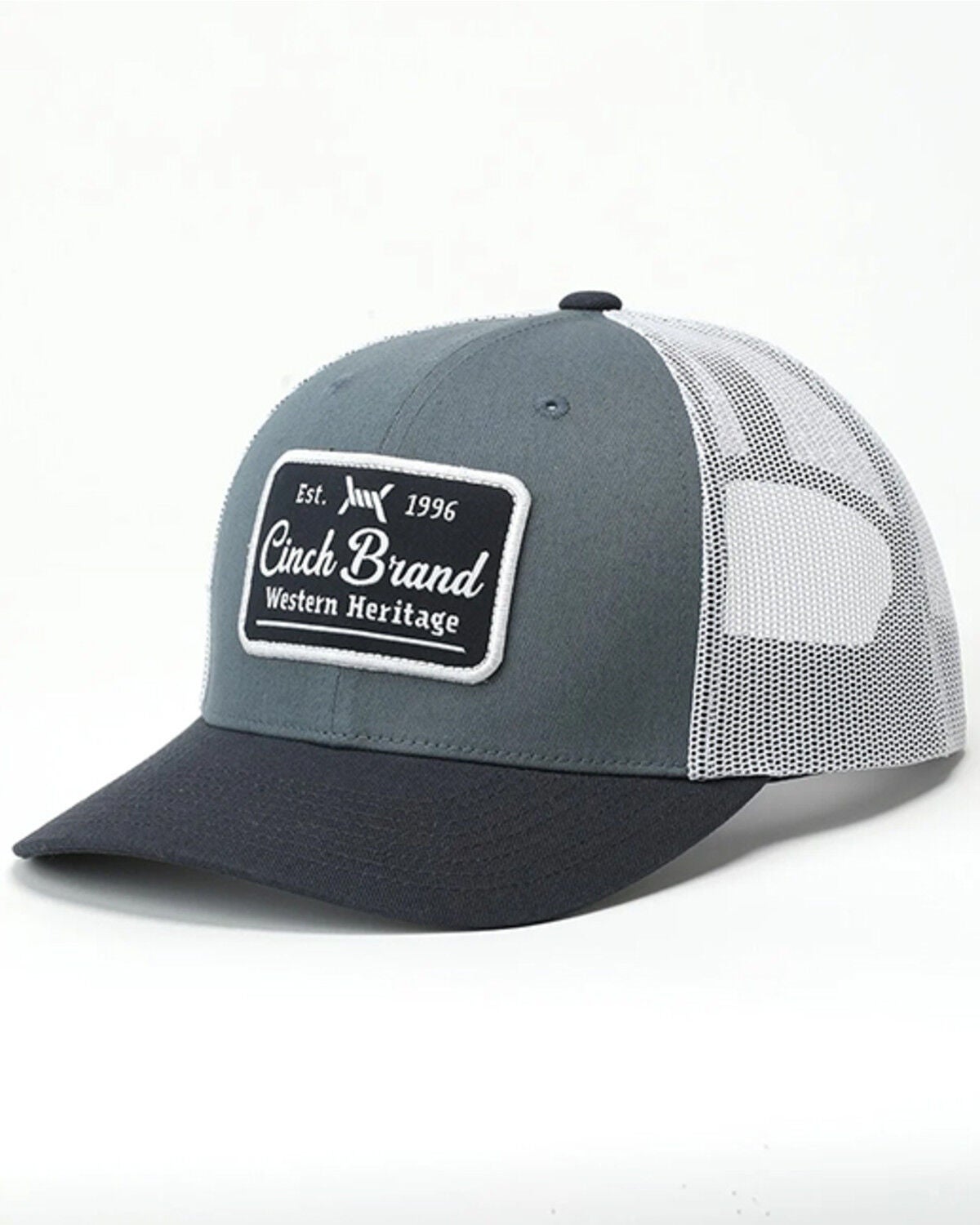 Cinch Men's Barbed Wire Ball Cap, Blue, hi-res