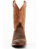 Image #4 - Lucchese Men's Gordon Western Boots - Broad Square Toe, Chocolate, hi-res