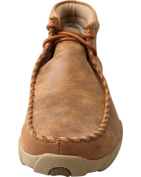 Image #4 - Twisted X Men's Bomber Driving Moccasins - Moc Toe , Taupe, hi-res