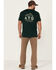 ATG By Wrangler Men's Morel Utility Asymmetric Cargo Pants , Brown, hi-res