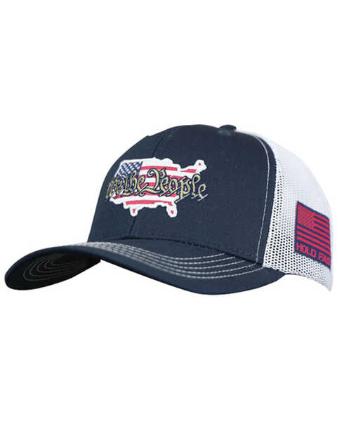 Image #1 - Hold Fast Men's We The People Baseball Cap , Navy, hi-res
