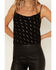 Image #3 - Idyllwind Women's Chico Metallic Clip Dot Cami Top, Black, hi-res