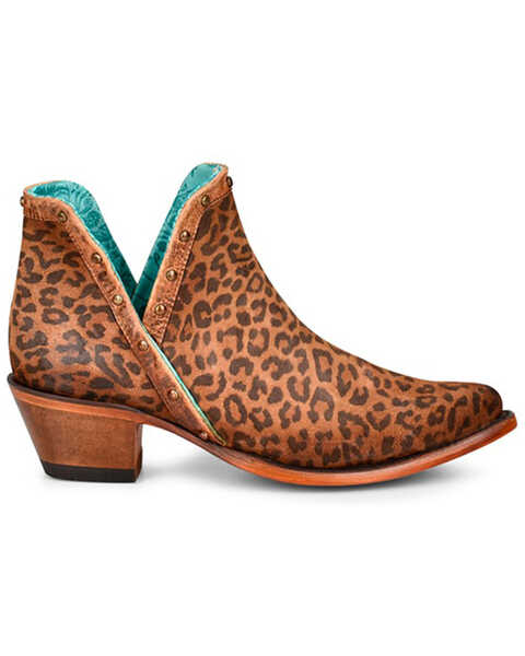 Corral Women's Leopard Print Fashion Booties - Snip Toe, Leopard, hi-res