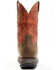 Cody James Men's Nano Lite Waterproof Western Work Boots - Composite Toe, Orange, hi-res
