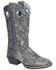 Smoky Mountain Girls' Bluegrass Western Boots - Square Toe, Black, hi-res