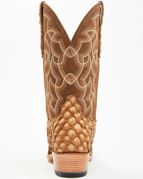 Image #5 - Cody James Men's Exotic Pirarucu Western Boots - Square Toe , Brown, hi-res