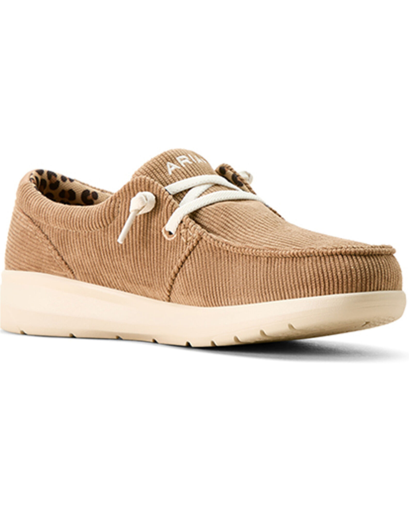 Image #1 - Ariat Women's Hilo Corduroy Casual Shoes - Moc Toe, Brown, hi-res