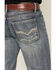 Image #4 - Rock & Roll Denim Men's Double Barrel Medium Wash Relaxed Bootcut Denim Jeans, Medium Wash, hi-res