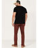 Image #3 - Brothers and Sons Men's Port Wash Stretch Slim Straight Jeans, Wine, hi-res