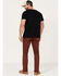 Image #3 - Brothers and Sons Men's Port Wash Stretch Slim Straight Jeans , Wine, hi-res