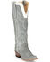 Image #1 - Justin Women's Verlie Vintage Suede Tall Western Boots - Snip Toe, Grey, hi-res