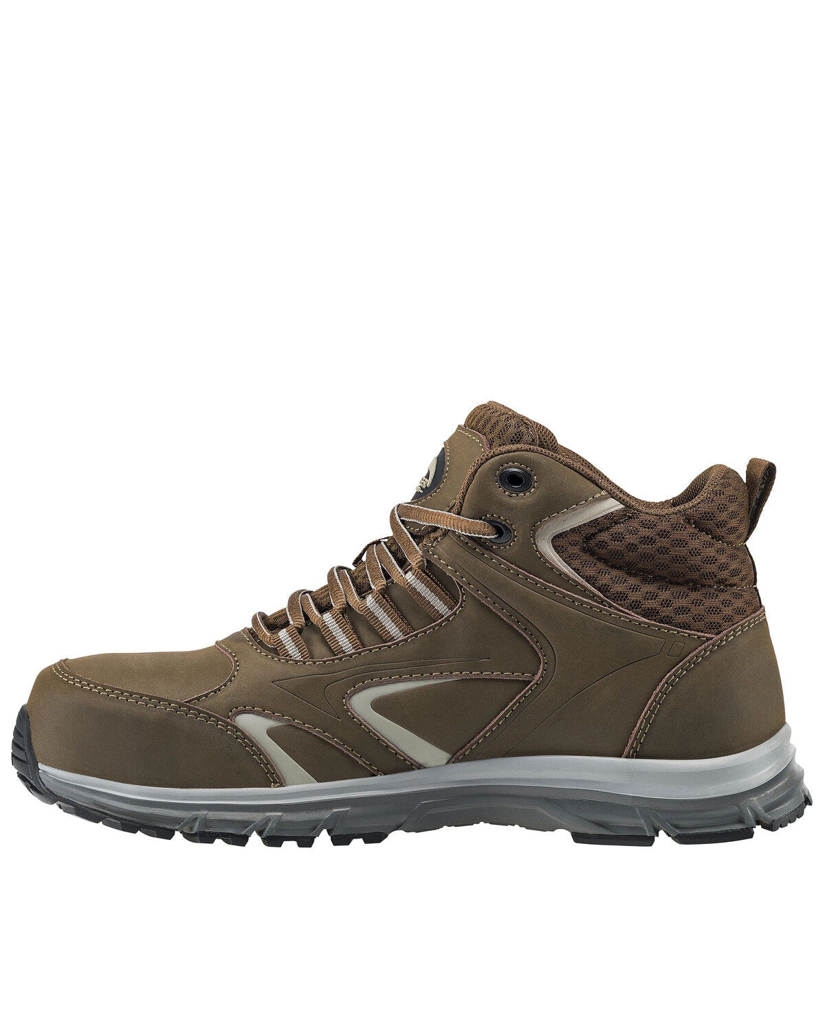 Image #3 - Avenger Men's Thresher Waterproof Work Shoes - Aluminum Toe, Brown, hi-res