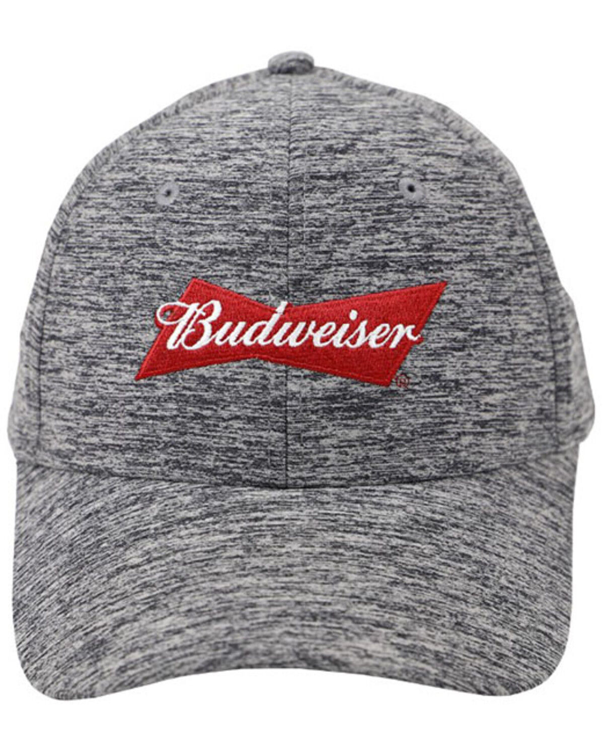 Image #2 - H Bar C Men's Budweiser Logo Ball Cap, Heather Grey, hi-res