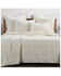 Image #1 - HiEnd Accents Natural Stonewashed Cotton Canvas Full/Queen Coverlet Set, Natural, hi-res