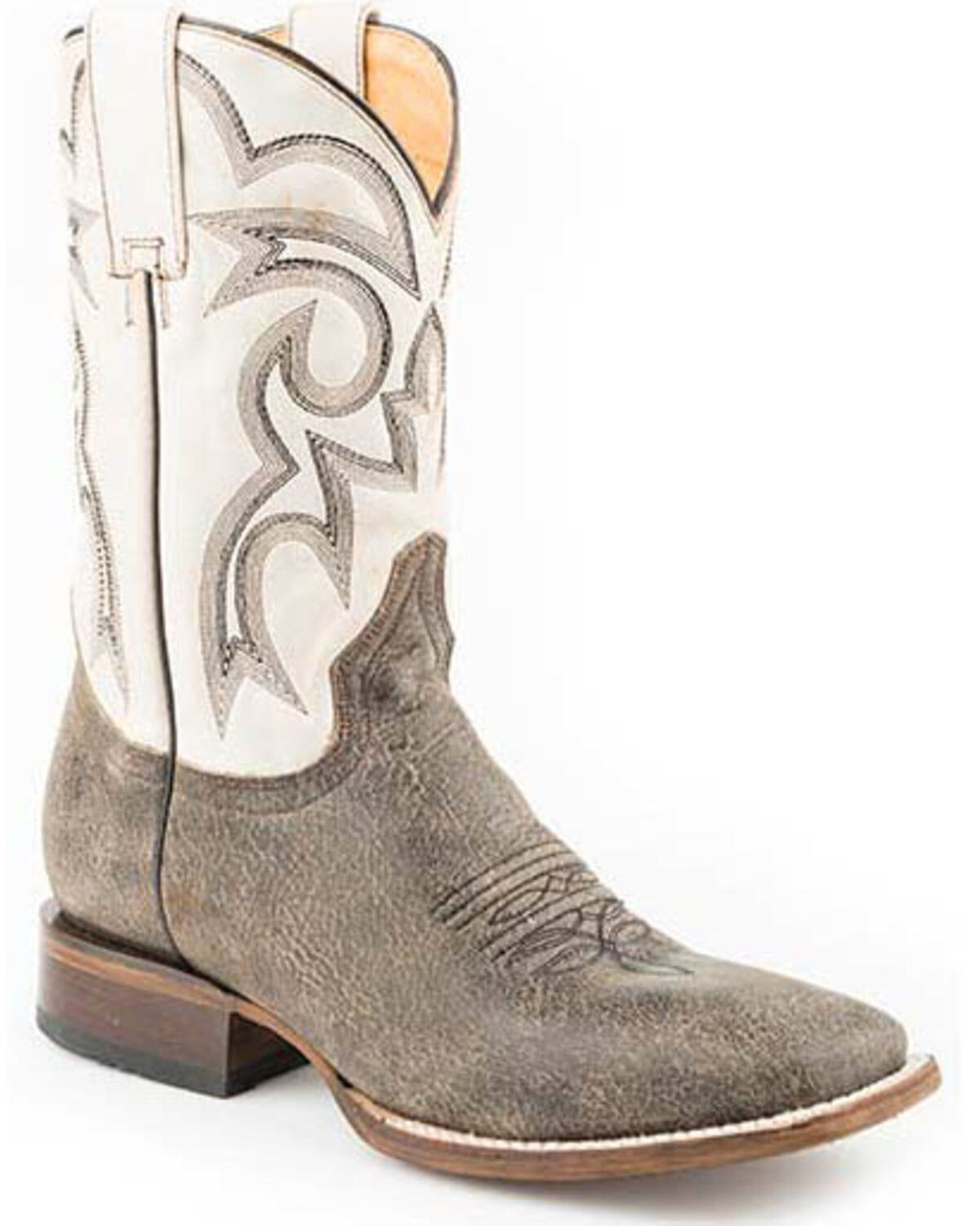 Image #1 - Roper Men's Parker Brown Western Boots - Broad Square Toe, Brown, hi-res