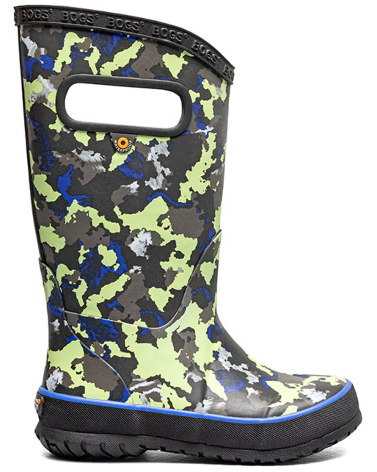 Image #2 - Bogs Boys' Camo Texture Rainboots, Multi, hi-res