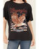 Image #3 - Wrangler Women's Eagle Short Sleeve Graphic Tee, Black, hi-res