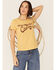 Image #1 - Bandit Women's Looking At Country Graphic Tee, Mustard, hi-res