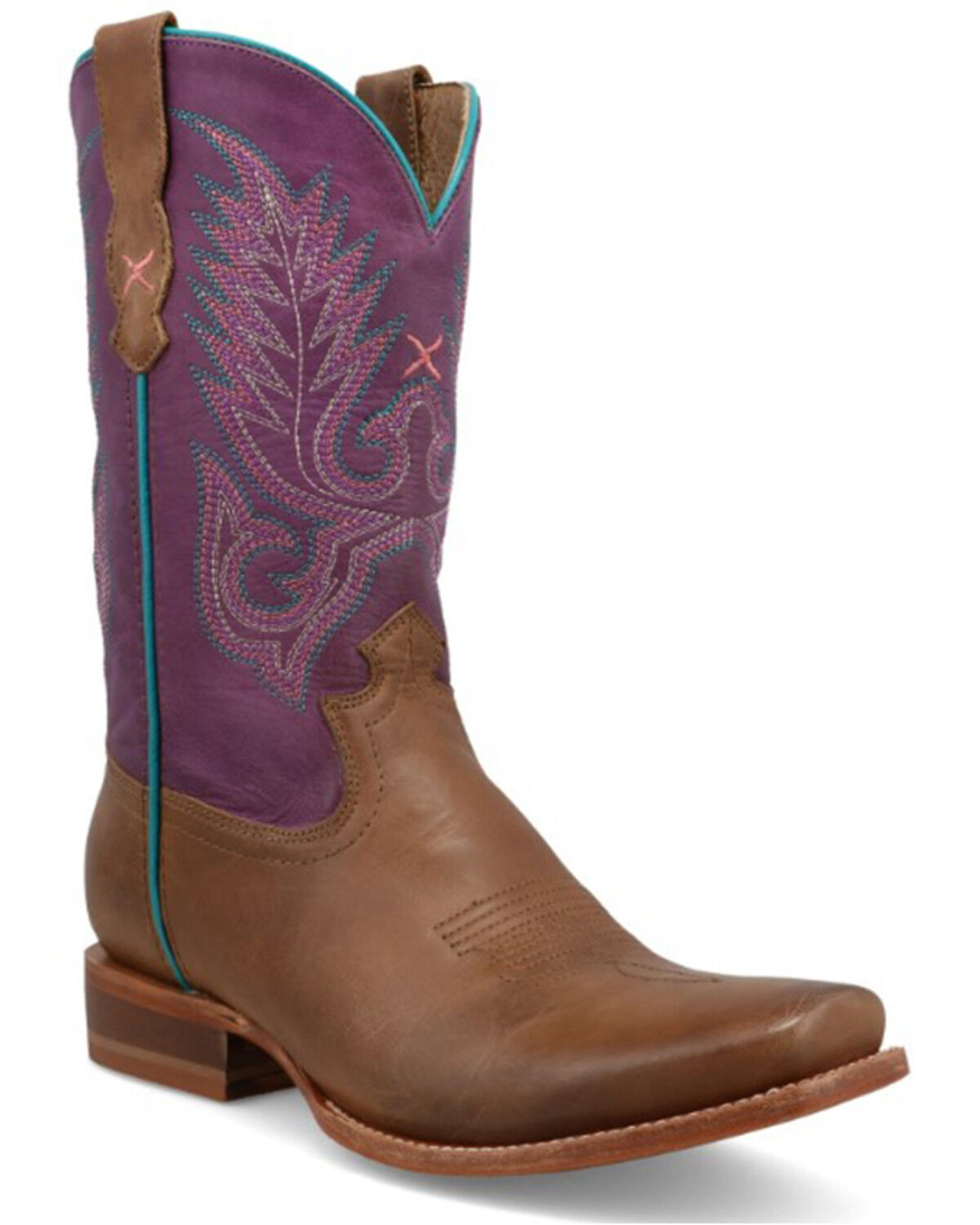 Image #1 - Twisted X Women's 11" Rancher Western Boots - Square Toe, Tan, hi-res