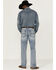 Image #3 - Cody James Men's Nashville Stretch Stackable Straight Jeans, Light Medium Wash, hi-res