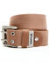 Hawx Men's Double Perforated Work Belt, Tan, hi-res