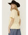 Image #4 - Shyanne Women's Rhinestone Horseshoe Short Sleeve Graphic Tee, Yellow, hi-res