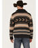 Image #4 - Cinch Men's Full-Zip Striped Sweater, Charcoal, hi-res