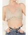 Image #3 - Wishlist Women's Strappy Lace Applique Scallop Lace Bralette, Brown, hi-res