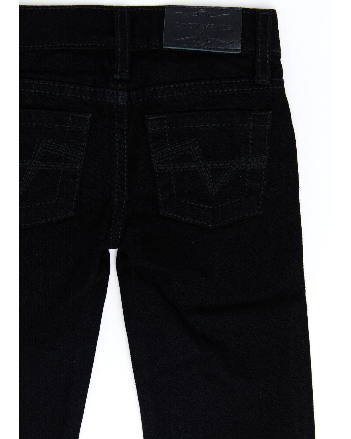 boys black bootcut jeans
