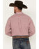 Image #4 - Ariat Men's Valen Plaid Print Long Sleeve Button-Down Western Shirt - Big, Magenta, hi-res