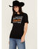 Image #2 - Rodeo Hippie Women's Gone Country Short Sleeve Graphic Tee, Black, hi-res
