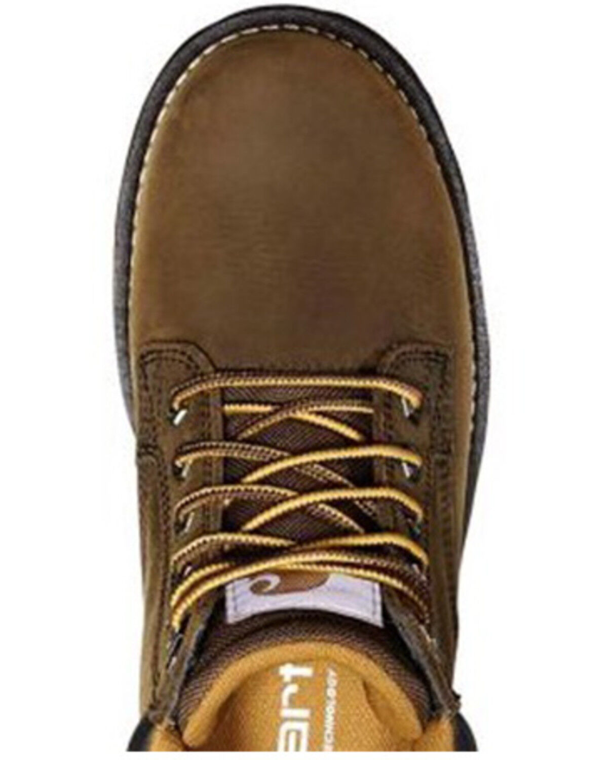 Image #6 - Carhartt Men's 6" Frontier Waterproof Work Boots - Soft Toe, Brown, hi-res