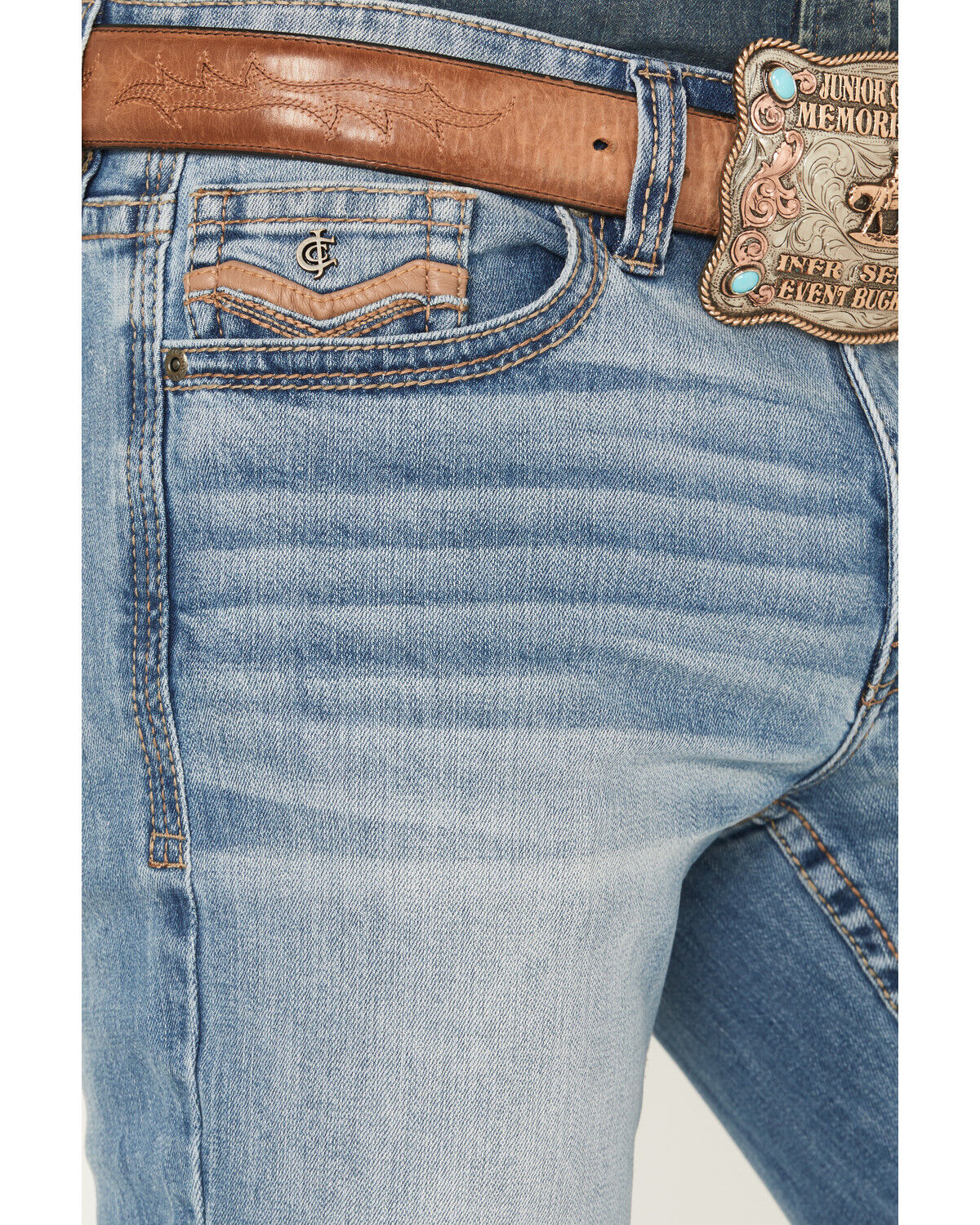Image #2 - Cody James Men's Jackson Slim Straight Stretch Denim Jeans, Light Wash, hi-res