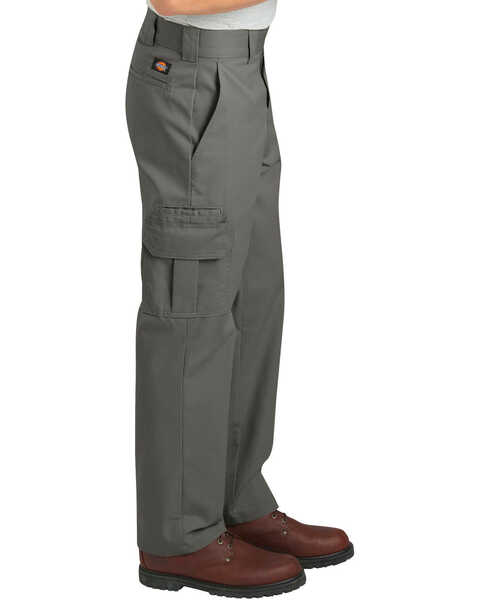Image #2 - Dickies Men's FLEX Regular Fit Straight Leg Cargo Pants - Big & Tall, Dark Grey, hi-res