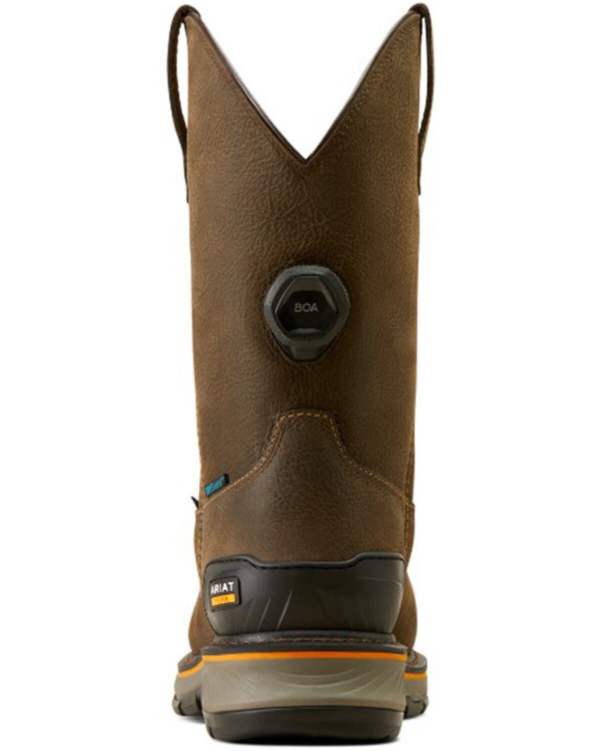 Image #3 - Ariat Men's Stump Jumper BOA Waterproof Work Boots - Composite Toe, Brown, hi-res