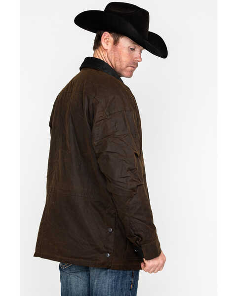 Image #3 - Outback Trading Co. Men's Deer Hunter Oilskin Jacket, Bronze, hi-res