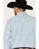 Wrangler Retro Men's Long Sleeve Denim Snap Shirt, Light Blue, hi-res