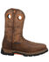 Image #2 - Dan Post Men's Storms Eye Waterproof Western Work Boots - Broad Square Toe, Brown, hi-res