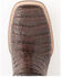 Image #6 - Ferrini Men's Caiman Belly Western Boots - Broad Square Toe, Chocolate, hi-res