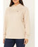 Image #3 - Ariat Women's Rebar Contrast Hooded Long Sleeve Work T-Shirt , Beige, hi-res