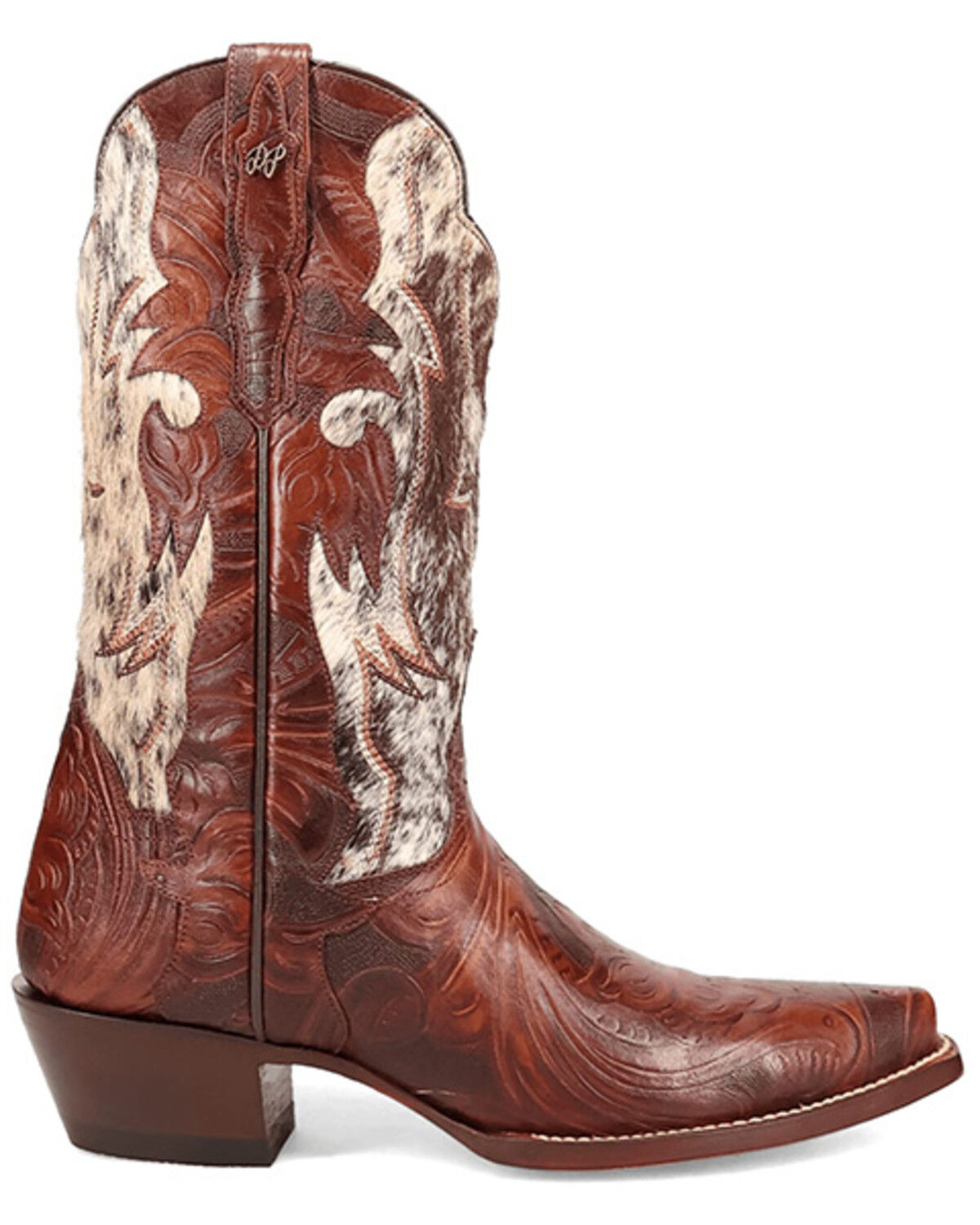 Image #2 - Dan Post Women's Andrinna Western Boots - Snip Toe, Brown, hi-res