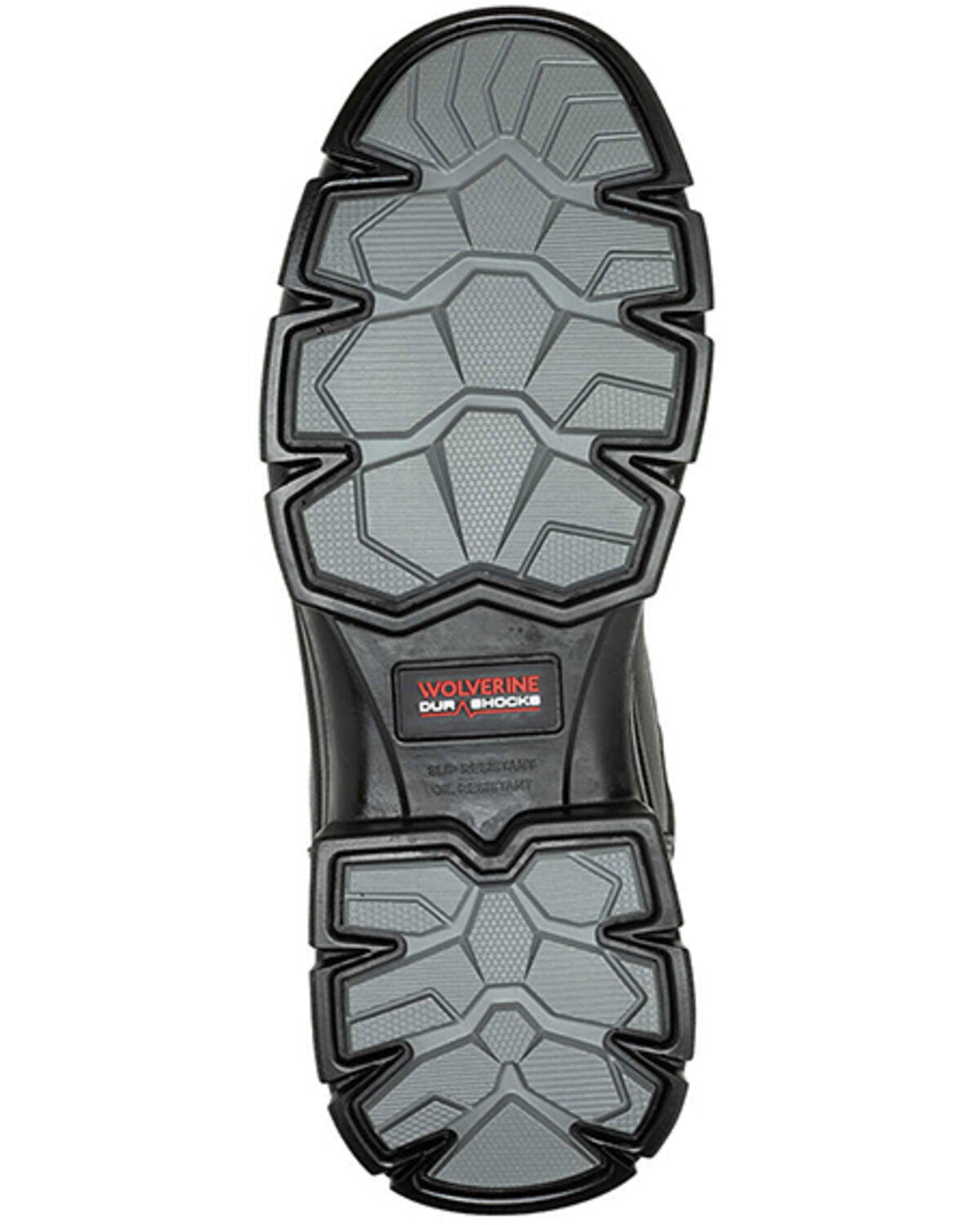 Image #5 - Wolverine Men's Durashocks Icon Carbonmax&reg; Waterproof Work Boots - Composite Toe, Black, hi-res
