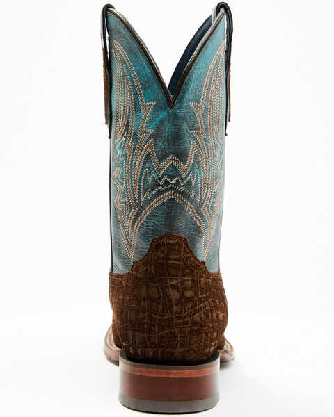 Image #5 - Cody James Men's Blue Collection Western Performance Boots - Broad Square Toe, Brown/blue, hi-res
