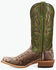 Image #3 - Dan Post Men's Exotic Python Western Boots - Square Toe, Brown, hi-res
