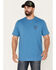 Image #1 - Brothers and Sons Men's Logo Graphic Short Sleeve T-Shirt, Blue, hi-res