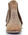 Image #5 - Circle G Women's Brown Studded Fringe Booties - Round Toe, Brown, hi-res